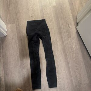 Black lululemon Camouflage Leggings